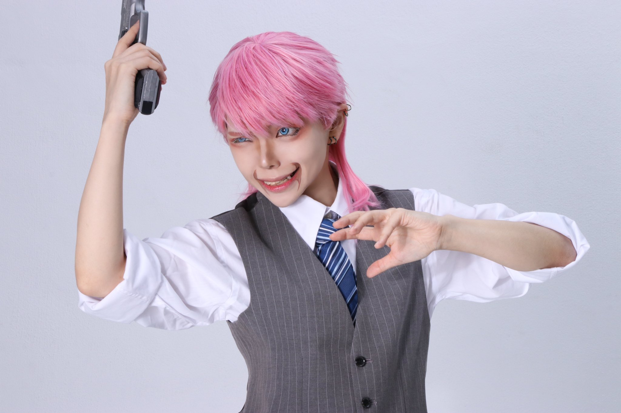 コスプレウィッグ 東京卍リベンジャーズ 三途春千夜