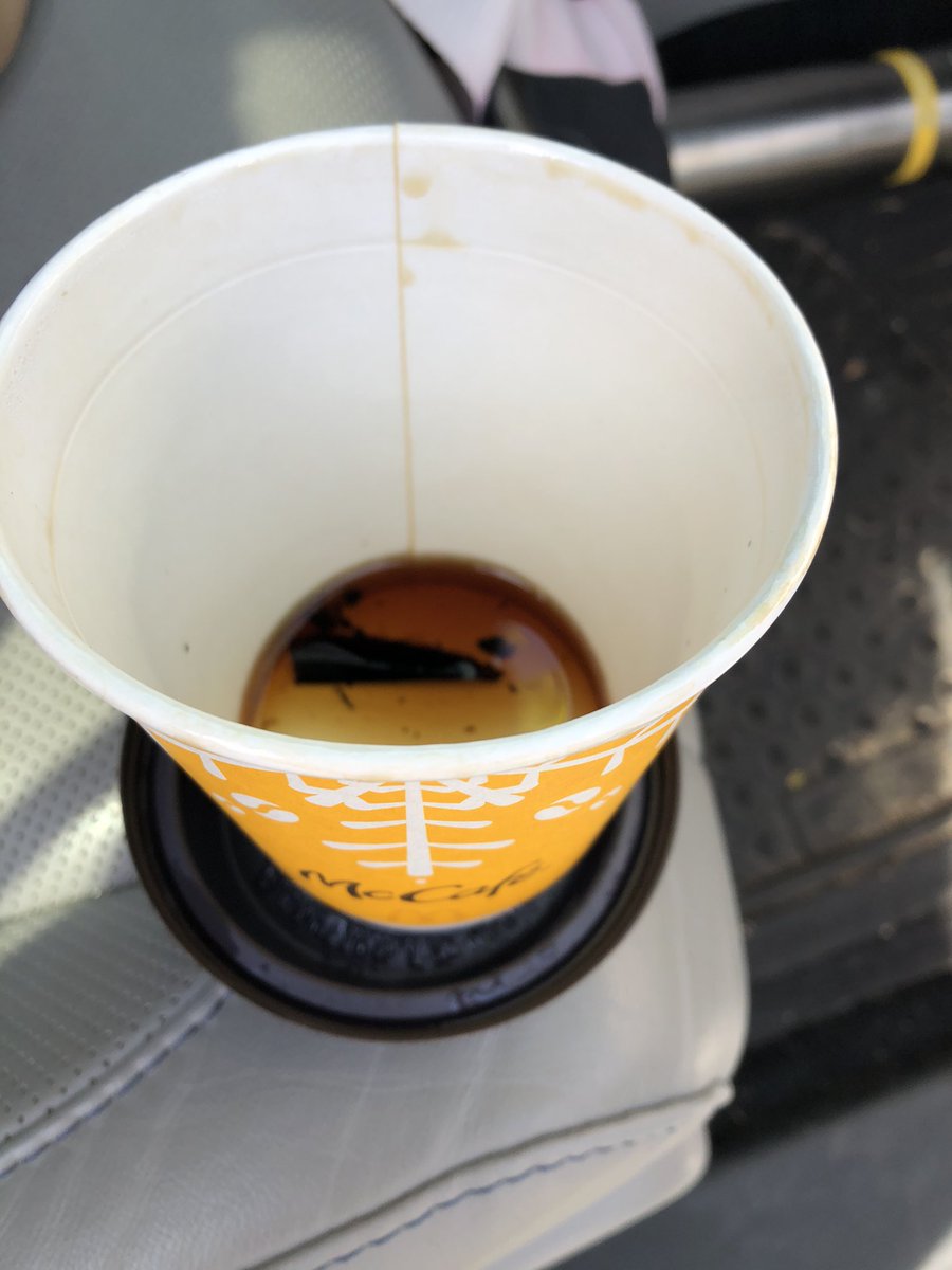 jontome's tweet photo. @McDonalds - your Bald Knob store failed on this cup of coffee. I always tell everyone the Micky D has the best coffee around. Not so this time! I think they need to clean their pots. https://t.co/CMMSuOAklU
