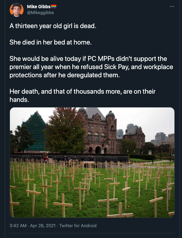 Hey kids... like most cowards I guess he dumped this tweet? I did not see it on a quick look?

I have it !!!!

Share the shit out of it.

Using that child as political leverage.

<a href="/Mikeggibbs/">Michael Gerald Gibbs🏳️‍🌈🍁 🇺🇦 (He/Him)</a> you are a supreme weasel of the Nth degree!