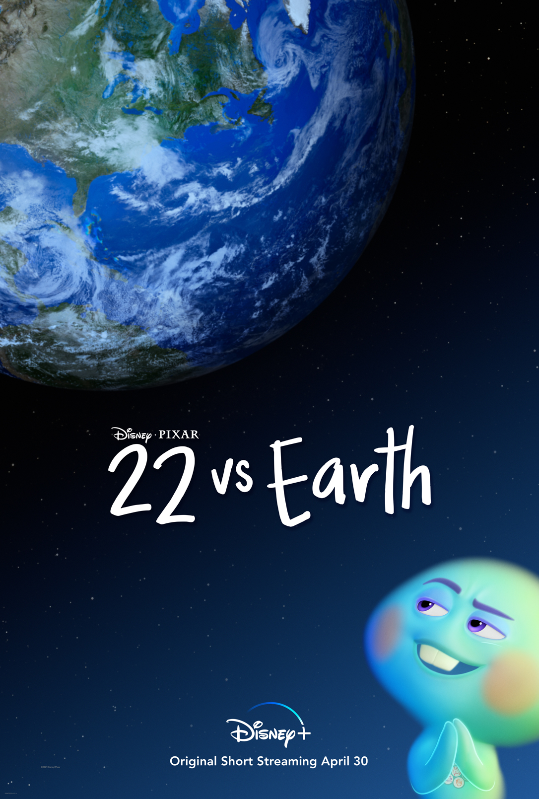 Pixar on Twitter: "22 is definitely up to something. See 22 vs. Earth, an  Original Short Film streaming April 30 on @DisneyPlus 🌎… "