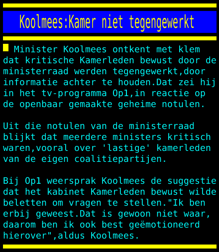 Kabinetsformatie2021