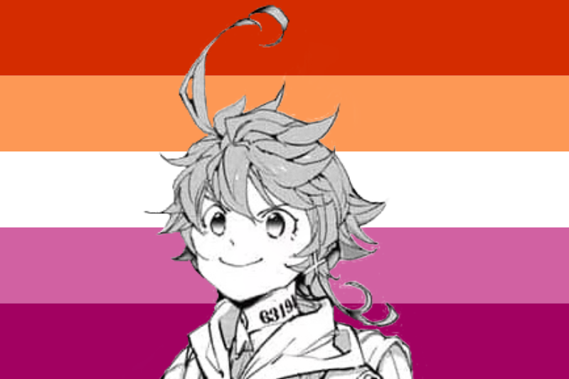 emma from the promised neverland is a lesbian!