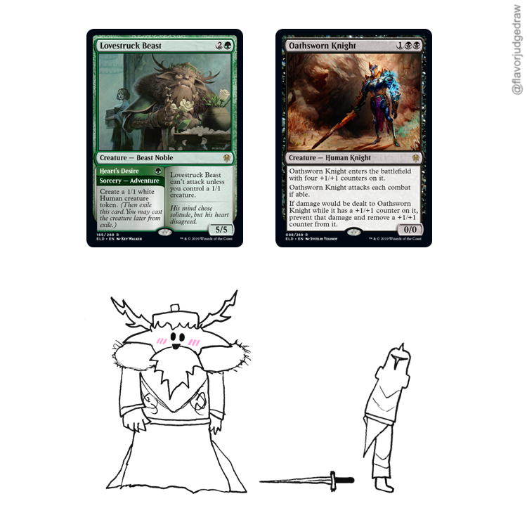 MTG flavor judge drawings on Twitter: