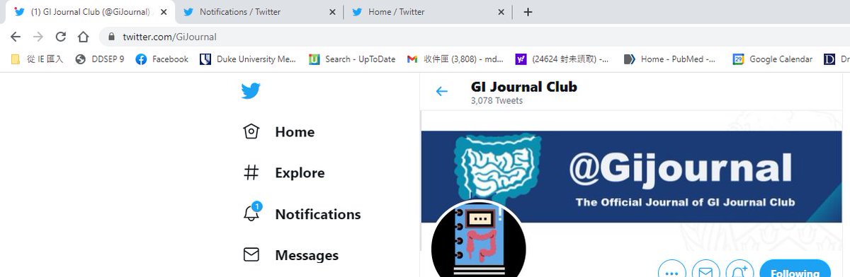 Now you have 3 Twitter pages w/ different function You can go back and forthPinned post at  @GiJournal: to see summary, main Q&A (Roadmap)Notifications: who reply to your post & who ask you questions (Pager)Latest post: all  #GIJC post ranked by time (News Feed)6/