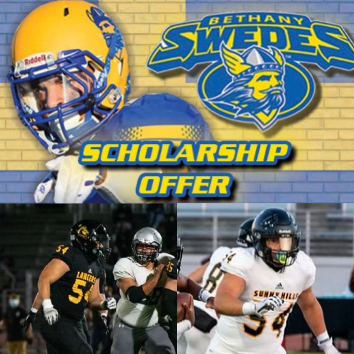 sh_lancerfball's tweet photo. The Class of 2021 isn’t done yet! Congratulations to OL/DL Bryan Paz on receiving an offer from Bethany College in Kansas today!  Hard work pays off! https://t.co/3eYDD9SxQB
