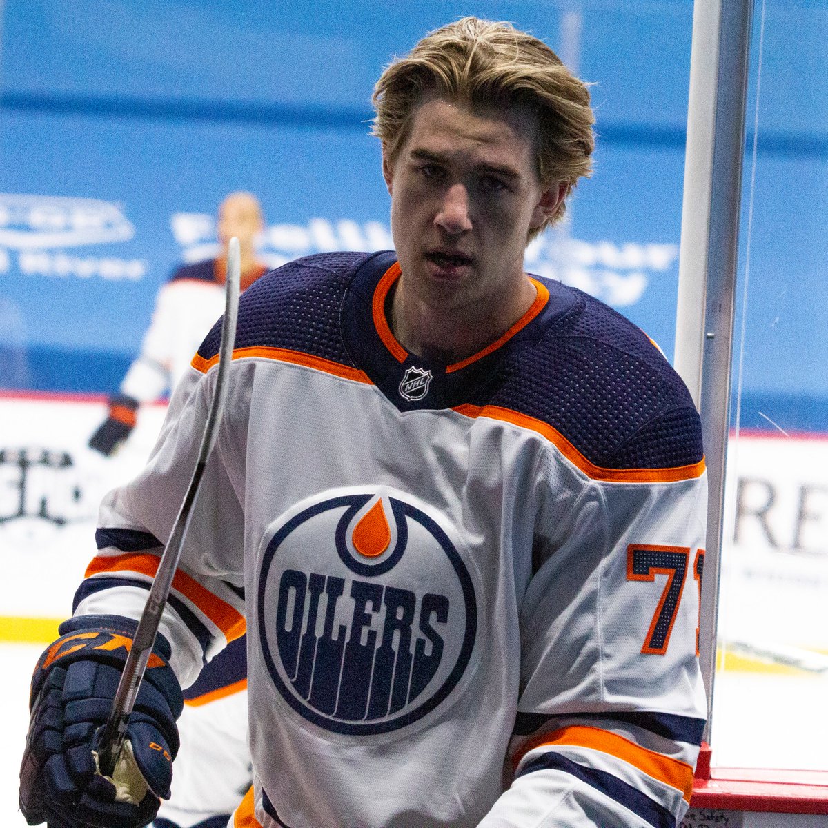 Game number one for Clouder. #LetsGoOilers