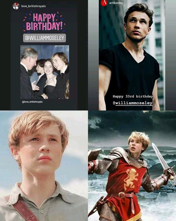 Happy Birthday William Moseley!!  ~ We Love you \"King Peter Pevensie\"     © 