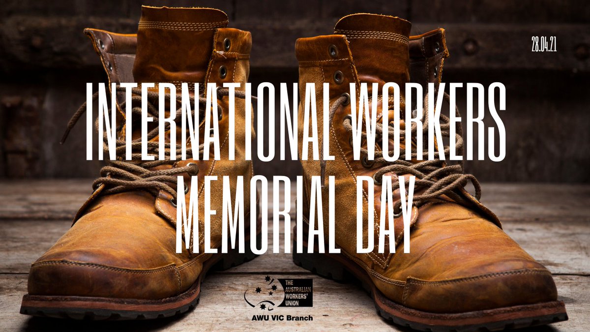 International Workers’ Memorial Day (#IWMD21)
We remember those who have lost their lives at work, or because of work, and we resolve to fight to prevent more deaths, injuries and disease as a result of work.
#StrongerTogether #AWUVIC