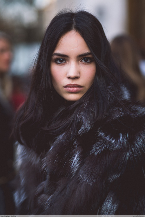 Aurora wanted to play with my coat. :)

F