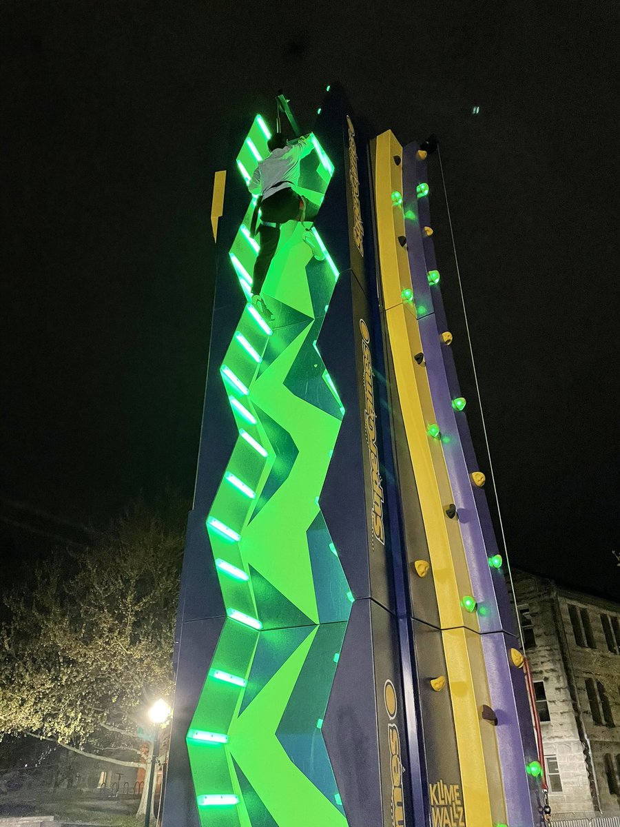 Adventure Nite was LIIIIIIT!! beyond impressed with everyone’s skills on the climbing wall and bravery on the zip line. we knew we had the coolest students in the world but y’all have outdone yourselves🙌👏