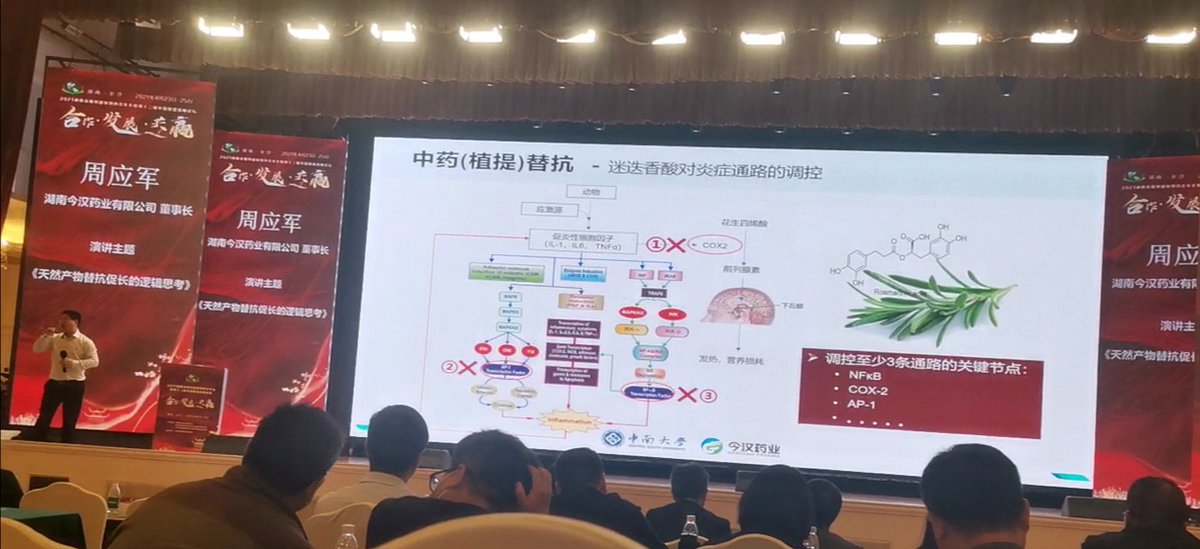 GenehamCo's tweet image. "logical thinking on Natural products replacing antibiotics and promoting growth in Feed"  Geneham CEO, Professor Zhou Yingjun delivered a keynote speech at 12th Summit Forum of China Plant extract 
#Feedadditive #Feedingredient #Feedproducer 

linkedin.com/posts/yolanda-…