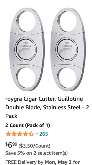 Then put them in an airtight tupperware or canister and you're good.Pull them out to celebrate a wedding or a business deal or just to relax!Two more things to order:Butane lighters + cigar cutters(I've bought expensive ones and these are still the best)
