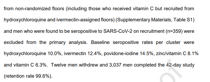 12/n Also, the study excluded people who already had COVID-19 antibodies at the start, but there isn't much information about these people, which is an issue given that they were excluded after already being randomized (and treated?)