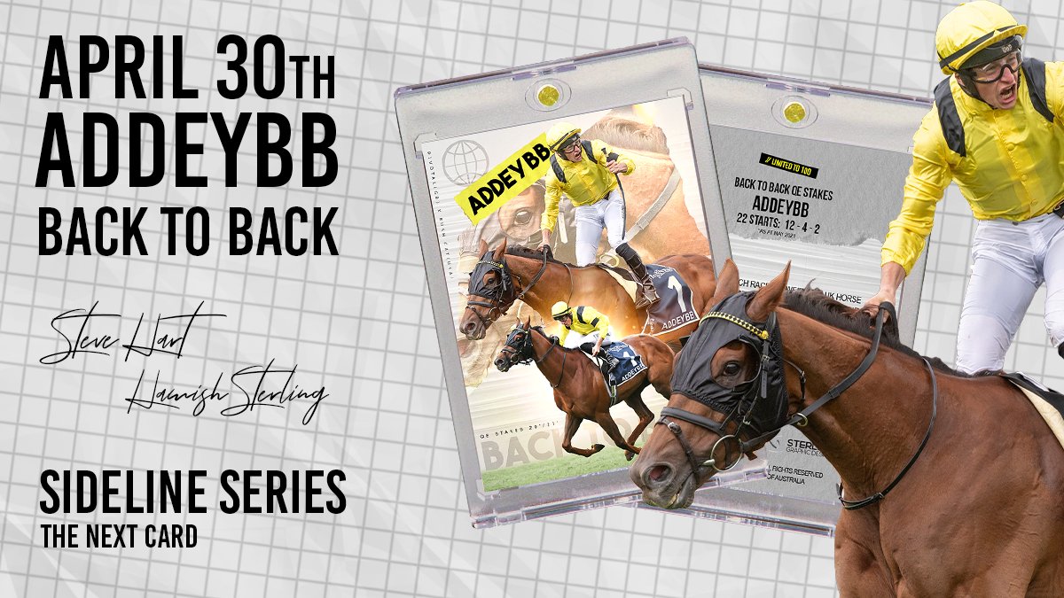 GraphicSterling's tweet photo. Dang! Let's get this bad boy out too on April 30
"ADDEYBB - Back To Back"
It'll be a bonanza! #Addeybb @TomMarquand
📸 Steve Hart https://t.co/Otvg5joFFD