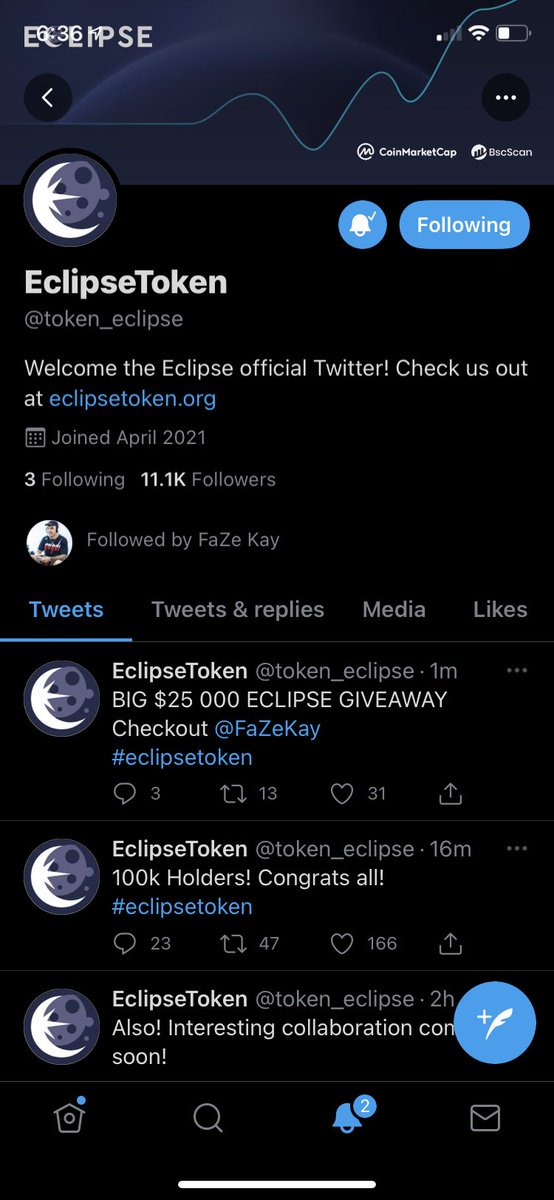 AmazinglyAstro1's tweet photo. @FaZeKay @token_eclipse 0x5E694D71908A52b2Dee6ecFeFbf13A99E6B2B49E https://t.co/wgSTVXhJua