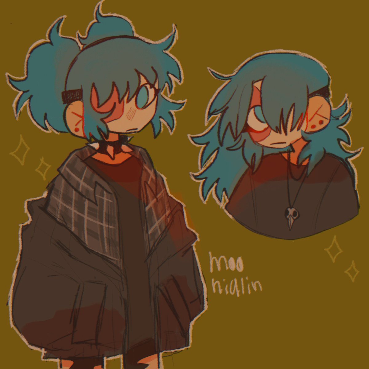 back with the sally face art 😎 #SallyFace #fanart <a href="/PortableMoose/">Steve Gabry</a>