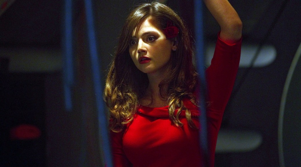Although announced to be joining in that year's Christmas Special, Jenna made a surprise first appearance in Series 7's opener Asylum of the Daleks as Oswin Oswald, thus creating a thread about "The Impossible Girl" 3/8