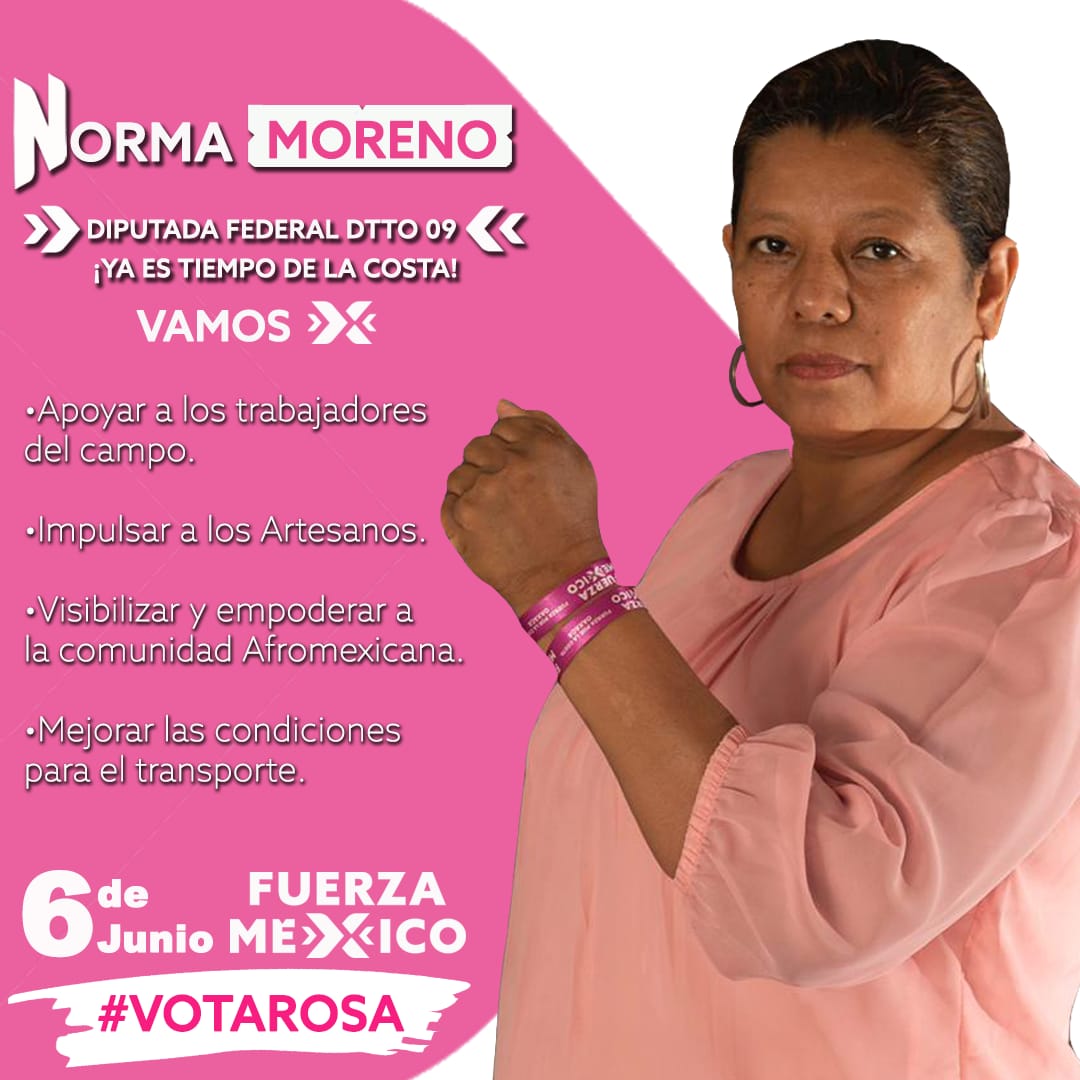 NormaMorenoCruz's tweet photo. Paisanas y paisanos en mí tienen a una aliada que sabe cómo ayudarlos y que trabajaré incansablemente por ustedes.
Juntas y juntos sacaremos adelante a la Costa.
#YaEsTiempoDeLaCosta
#VotaRosa6DeJunio
#FuerzaPorMéxico #Distrito09ConFuerza
@gerislas @SalomeMtzS https://t.co/EgwgeMhceU