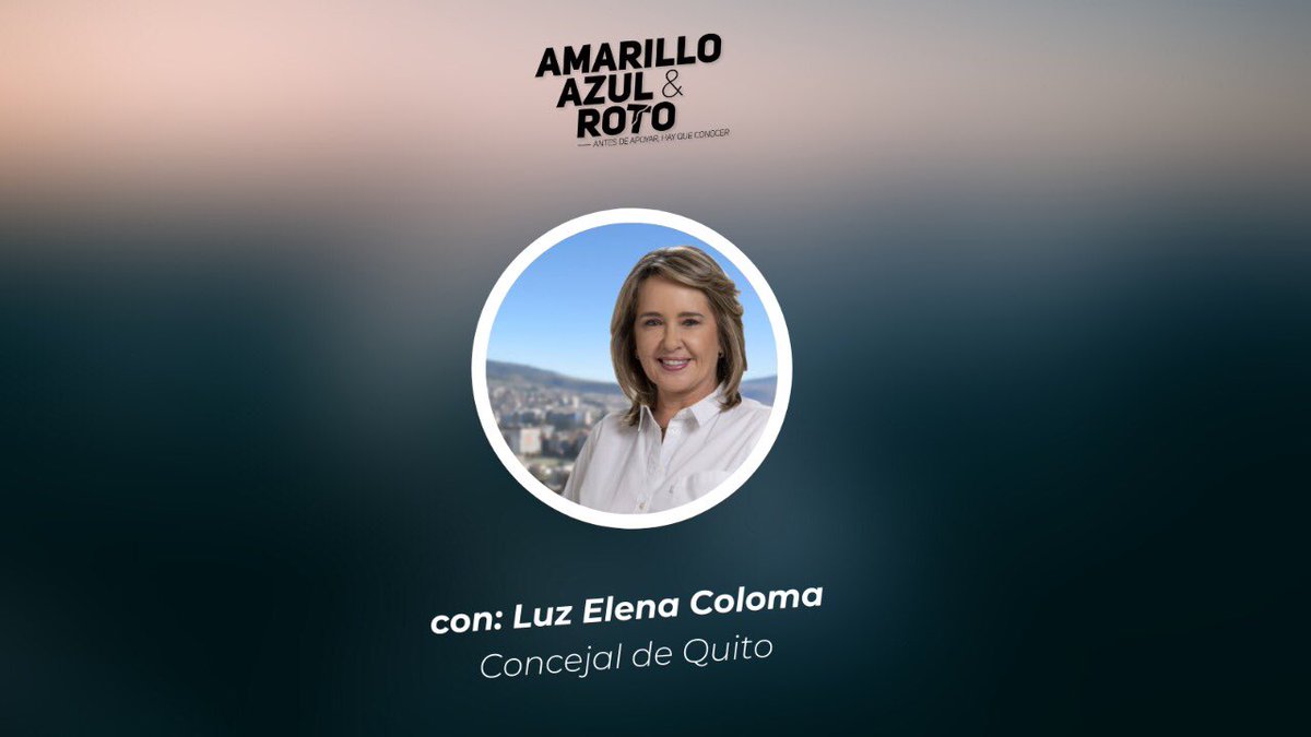 AAREcuador's tweet photo. Nuevo Episodio 💥

Jorge Yunda y la cámara de los secretos. 

Con: Luz Elena Coloma @ZULNELEA, Concejal de Quito. 

Escúchalo ahora en Spotify: https://t.co/GtK86zq8fA https://t.co/deXr8QerAD