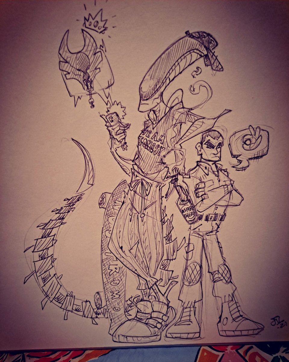 the_varvs's tweet photo. Stay frosty!
#alien #aliens #stayfrosty #ash #xenomorph #jonesy #teamjonesy #asperbeer #perfectorganism #queen #queenalien #nostromo #waylandcorp #ianholm #bolajibadejo #ridely #2021 #doodles #varvir #rivrav #ghosttoast #thevarvs https://t.co/AZ18IUP5B6