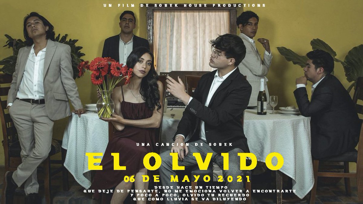 SobekHouse's tweet photo. ¿Qué tal el nuevo #poster de @BandSobek ?😎🙌💛

Pre guarda "EL OLVIDO aquí 👇👇

https://t.co/2OVJj4d5rU

#sobek #olvido #AMARILLO #Estreno #musica https://t.co/LnZirC7DPH