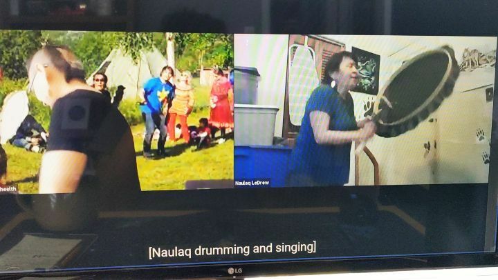 IAmMzNisha's tweet photo. We attended the @romtoronto virtual event where we had the opportunity to learn about #Inukshuit and #Inuit #DrumDance @EVS_YRDSB

#evslearning #indigeniousvoices #remoteteaching #remotelearning https://t.co/TX7jbH02KA https://t.co/gAlzI6RCx8