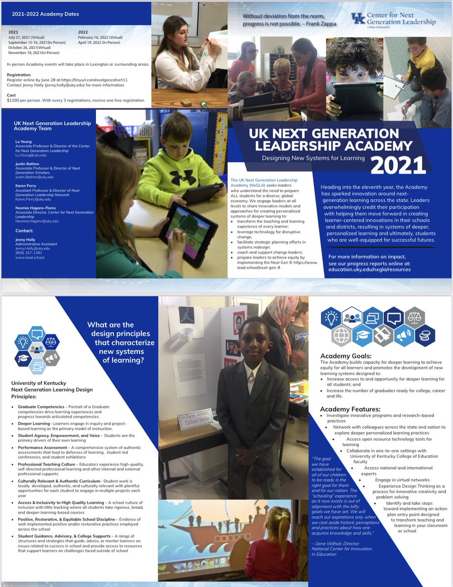 KY Friends, If you haven’t participated ⁦<a href="/UKyNextGen/">UK Center for Next Generation Leadership</a>⁩, you should! It’s is the BEST prof learning out right now. Student voice, deeper learning, equity, and so much more... ⁦<a href="/AllenCoSchools/">Allen County School District</a>⁩ is signing up again! 🙌 Contact ⁦<a href="/justinbathon/">Dr. Justin Bathon</a>⁩ ⁦<a href="/LuSettlesYoung/">Lu Young</a>⁩