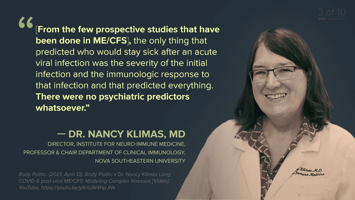 Psychological/psychiatric indicators don’t predict who develops post-viral  #MECFS; immune response does.