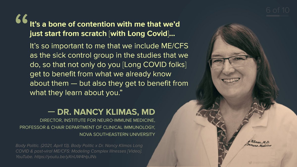 Yet there are concerning signs  #MECFS will be left out of forthcoming  #LongCovid studies — would be a major missed opportunity for science & millions w/ chronic post-viral illness.Open Letter to the  @NIH:  https://www.wearebodypolitic.com/bodytype/2021/4/22/open-letter-to-nih by  @itsbodypolitic @Fionawenstein  @AngelaInLA