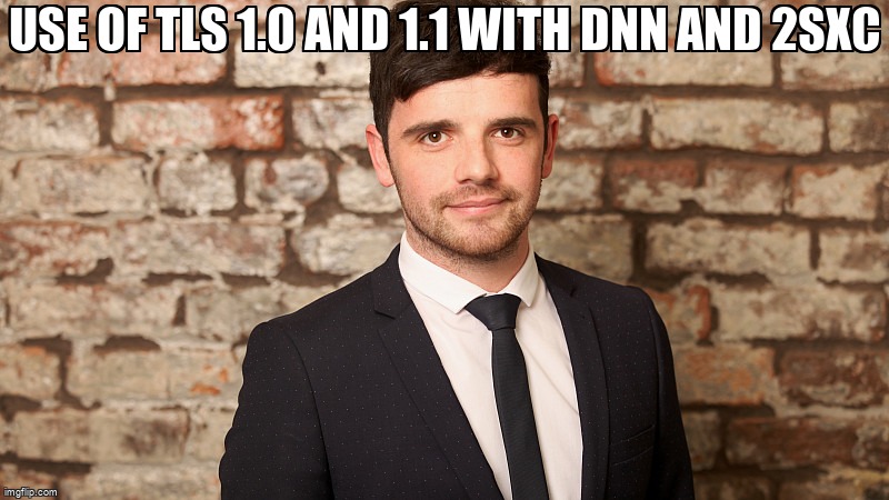 overflow_meme's tweet image. Use of TLS 1.0 and 1.1 with DNN and 2sxc stackoverflow.com/questions/6726… #tls10 #2sxc #dotnetnuke #dnn9 #tls11