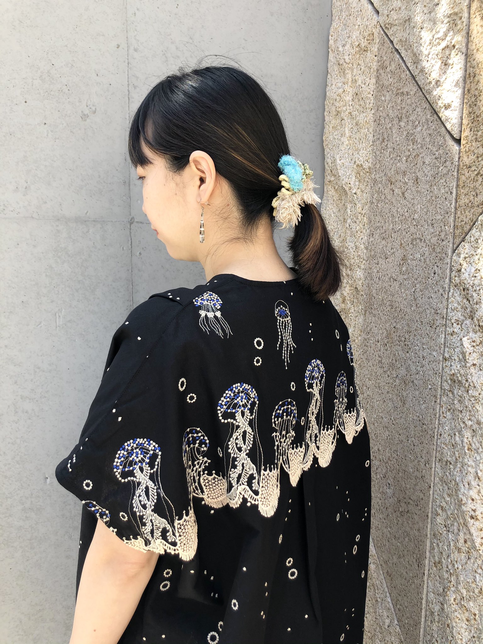 Marble Sud 恵比寿本店 待望のクラゲ レースシリーズが届きました 予約も大変多いシリーズ 悩んでいらした方は 兎にも角にも早めがお勧めです ついでにクジラワンピも改めて着てみました 着用の参考にどうぞ スズケ 156cm ユズ 恵比寿 マーブル