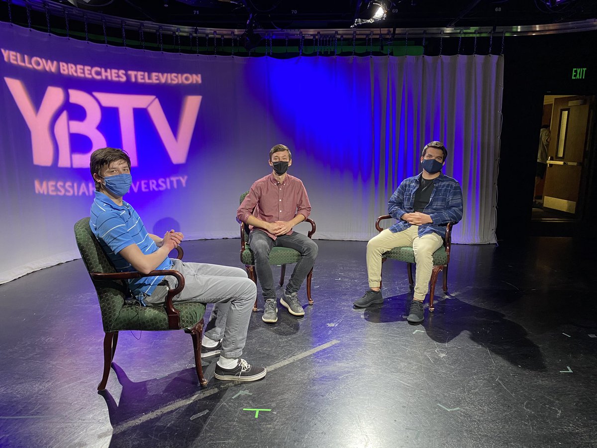 ybtvmessiah's tweet photo. Thank you to all of the directors who were interviewed tonight and for sharing their films on SPLICE, Messiah University’s Film Festival! To see their amazing creations, watch them on our YouTube channel! Have a wonderful rest of the semester from everyone here at YBTV! https://t.co/bY4mU8U658