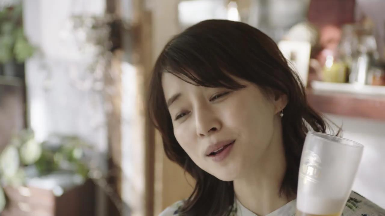 KIRIN 石田ゆり子 一番搾りプレミアム 販促ボード（両面）サイズ