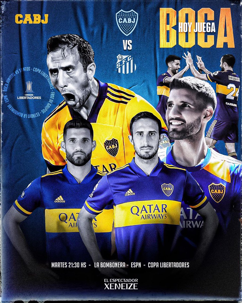 Tato_Aguilera's tweet photo. #HoyJuegaBoca ante #Santos por la segunda fecha del grupo C de la #CopaLibertadores. https://t.co/2QriWY0hRJ