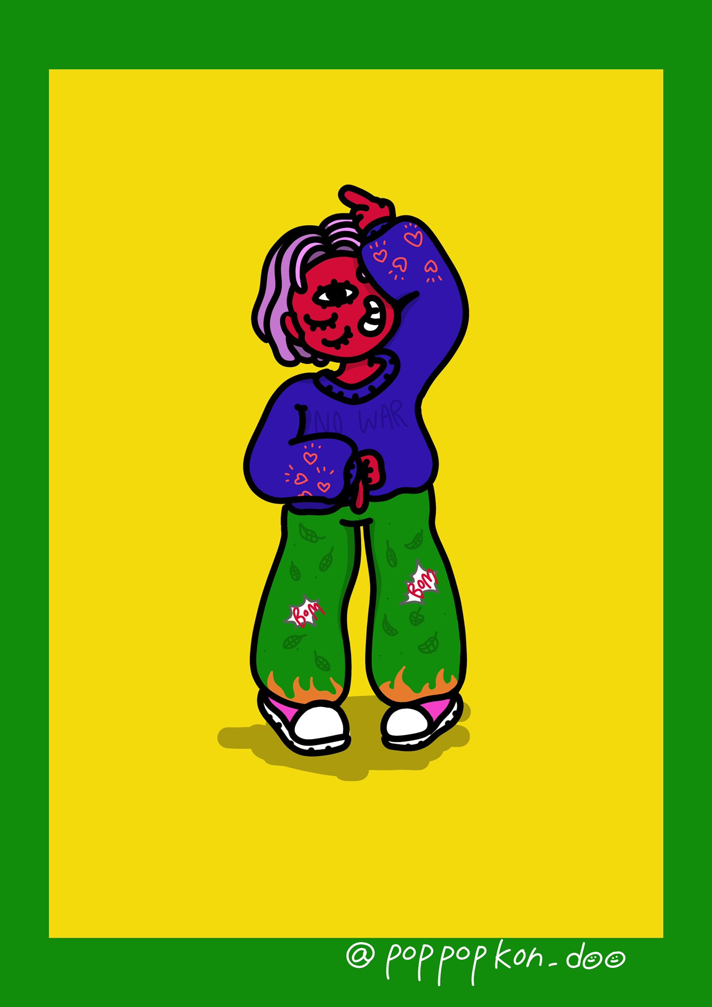 ポップこーん Illustrator Nowar Popart イラスト イラスト好きな人と繋がりたい Artistontwitter 絵描きさんと繋がりたい アメリカン キャラクター Characterdesign T Co Nkrtum2e1v Twitter