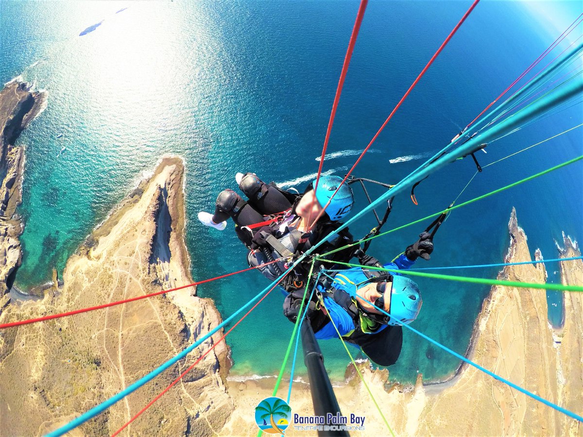 Tenerife Paragliding   Get the bird eye view of the South of Tenerife  More Information @  bananapalmbay.com/a/paragliding-…