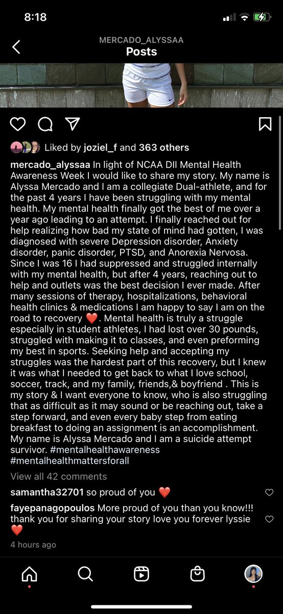 MercadoAlyssaa's tweet photo. You are strong, You are brave. &amp; You will overcome this❤️ #MentalHealthMatters https://t.co/pdkLy2hTVY