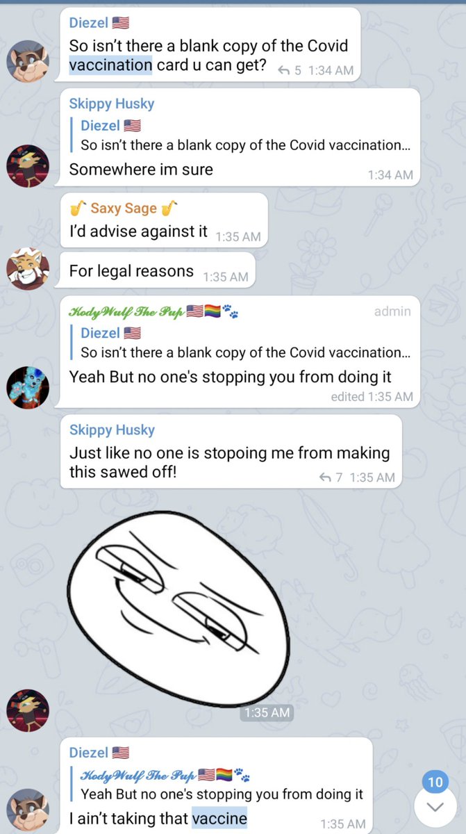 So, why is it that conventions only can ban someone like Diezel now that he has discussed making a fake Covid-19 vaccine card?It's time for another LinnThread filled with facts, a full excel sheet, and loads of data   https://twitter.com/vexwerewolf/status/1386897547080392704