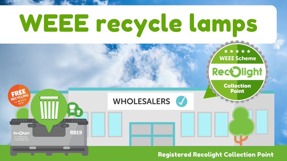 Recolight's tweet image. Recolight has a UK wide network of 1000 drop off points for business waste lamps. 
💡Complete consignment note for FREE service
💡Phone branch to check room in container
💡Find your local one on our website &amp;amp; all #WEEEReglation guidance
recolight.co.uk