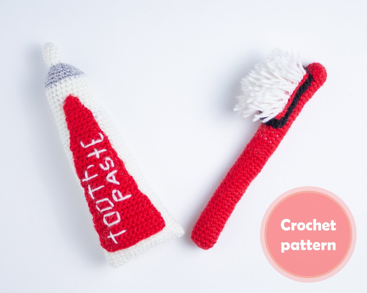 ClothesForCat's tweet photo. Excited to share the latest addition to my #etsy shop: Tooth paste and brush Crochet Pattern PDF, Accessories for toy, Crochet toothpaste and toothbrush for tooth boy https://t.co/oRRvHfdwgT #birthday #stpatricksday #crochet #toytoothdecor #toycrochetpattern #toothboy https://t.co/tQNYIzx6qK
