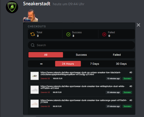 sneakerstadt's tweet photo. In the Beninging

Bot: @theGaneshBot 
Proxy: @ProxiesNexos https://t.co/z1KCHn77FL