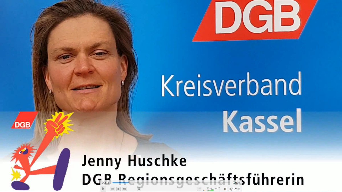 Wir starten unseren Countdown der Solidarität. Hin zum Tag der Arbeit am 1. Mai 2021. Was euch in den kommenden Tagen erwartet, erfahrt ihr von Jenny Huschke: youtu.be/6rO2b6IgboY
Alle Infos rund um den 1. Mai in Nordhessen auf nordhessen.dgb.de/-/0zw​
#solidaritätistzukunft