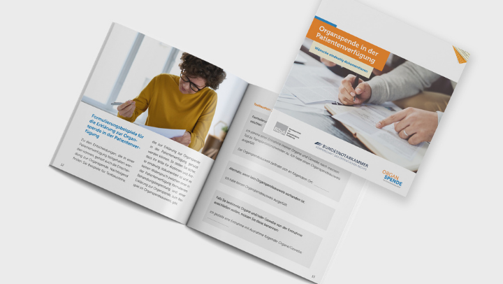 bioeg_de's tweet photo. #Organspende in der #Patientenverfügung: Neue Broschüre von #BZgA und #BNotK erläutert verständlich, wie eine widerspruchsfreie Dokumentation der persönlichen Entscheidung zu einer Organspende in der Patientenverfügung formuliert werden kann: https://t.co/KzuCJx5TFC https://t.co/Hsv6rxm4tb