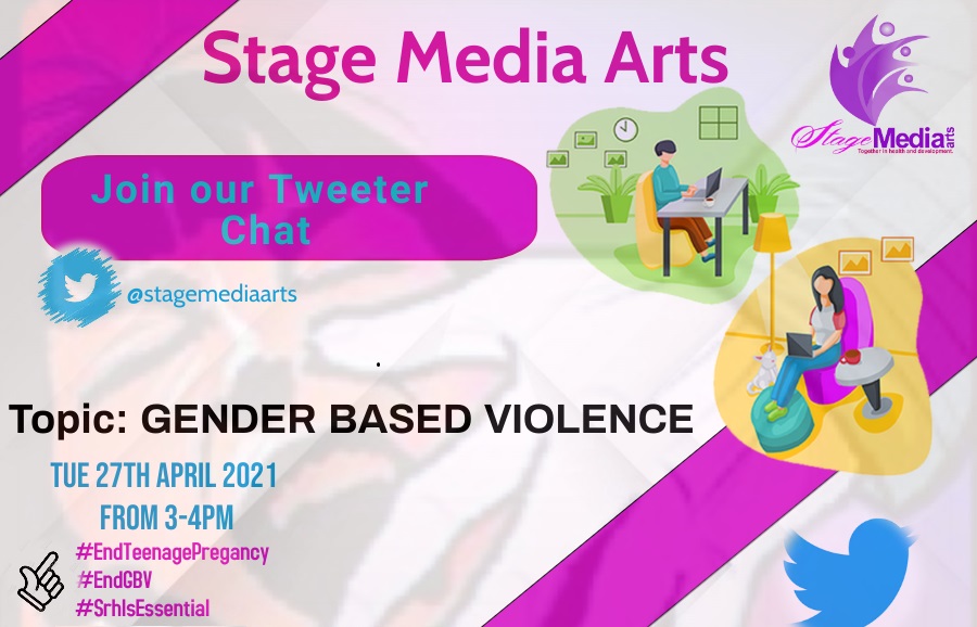 stagemediaarts's tweet photo. Join our Twitter Chat Today from 3-4pm to discuss on how to #EndGenderBasedViolence.
@achieng_melon @ksifuna97 @STELLAKAOYA3 @werunga_p @Tomma_kiteto @YvonneManza https://t.co/rOlFSB6buh