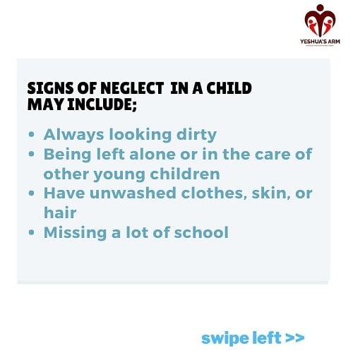 POSSIBLE SIGNS OF CHILD ABUSE (Last Part)

When you think of child abuse, your first thought may be of a child with bruises or other marks that raise red flags. But the signs aren’t always so clear. 

.
.
.

.
.
#everychildmatters💜💜 #childrenhaverightstoo #safeguardingeveryd