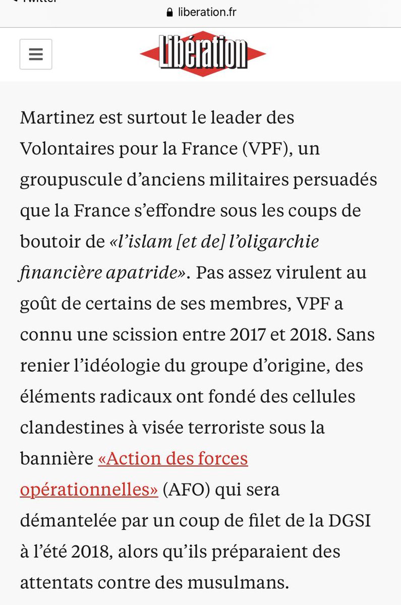 19) Marine LePen dit vouloir lutter contre le terrorisme, c’est pourquoi elle invite des généraux - ayant côtoyé des gens qui préparaient des attentats - à la rejoindre.