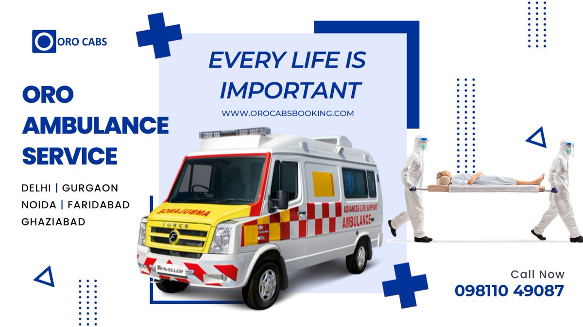 Oro_Cabs's tweet photo. Every life is important and we are trying our best to fulfill requirements for every call we get. 

Kindly reach on 9811049087 for ORO AMBULANCE SERVICES.

#oroambulance #orocabs #orohaina #ambulanceservice #ambulance #tuesdayvibe #savealife #CovidHelp #startup #india https://t.co/TeCIcIPXeA