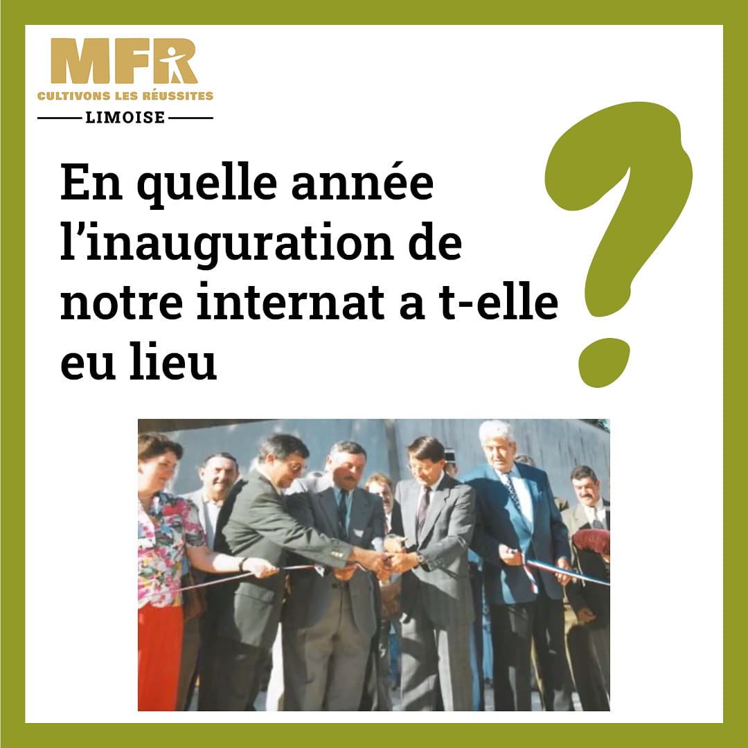 MFRLimoise's tweet photo. 👉 Connaissez-vous bien la MFR ? 😉

Testez vos connaissances en répondant à la question ci-dessous 👇👇👇

➡️ Réponse demain matin
 
Bonne journée à tous 🤗 https://t.co/YB21P1LzaA