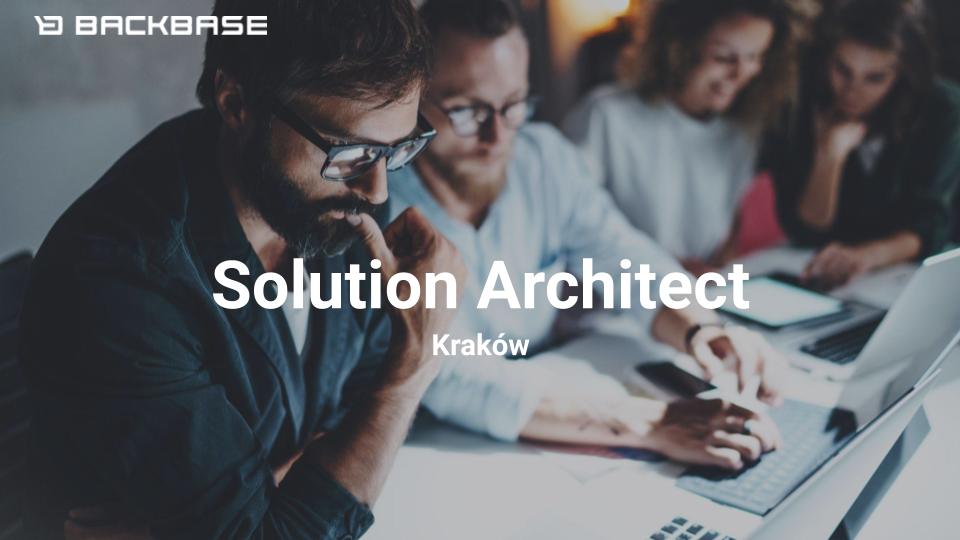 The very first #Solution #Architect at <a href="/backbase/">Backbase</a> #poland is finally open! Be curious, take a look! 

👉 workatbackbase.com/job/solution-a…

#krakow #polska #cracow #backbase #solutionarchitect #bdc