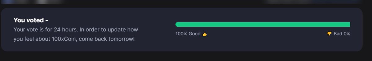 100xCoin COMMUNITY!!

We are now LISTED ON COINMARKETCAP!

MAKE SURE YOU HIT THE "THUMBS UP"
and MAKE SURE TO CLICK THE "STAR" Button to add this to your WATCH LIST on coinmarketcap

coinmarketcap.com/currencies/100…